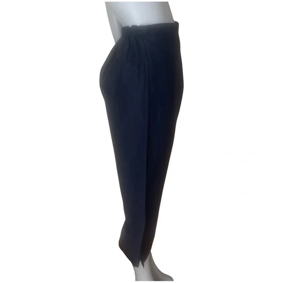 BRYN WALKER Wide Leg Pull On Dark Blue Capri Pants Size Small - Picture 8 of 16